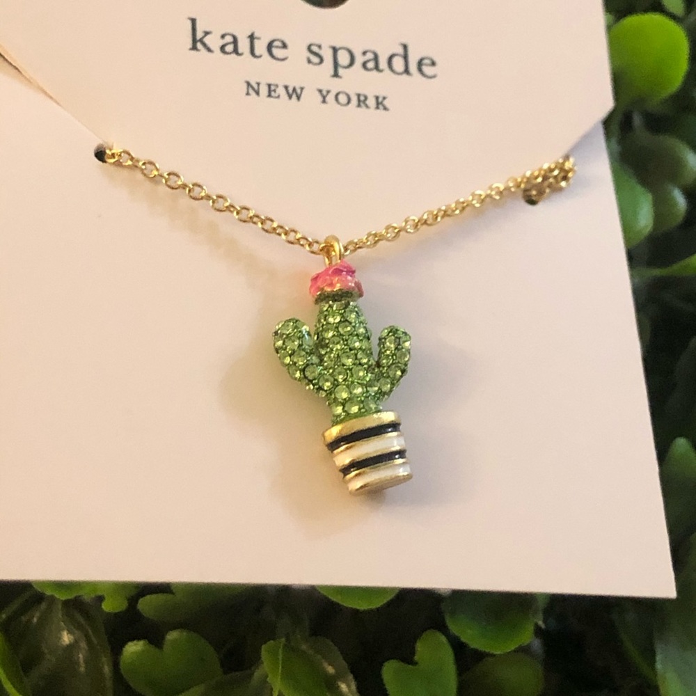Kate Spade Cactus Mini Pendant Necklace - Picture 3 of 7